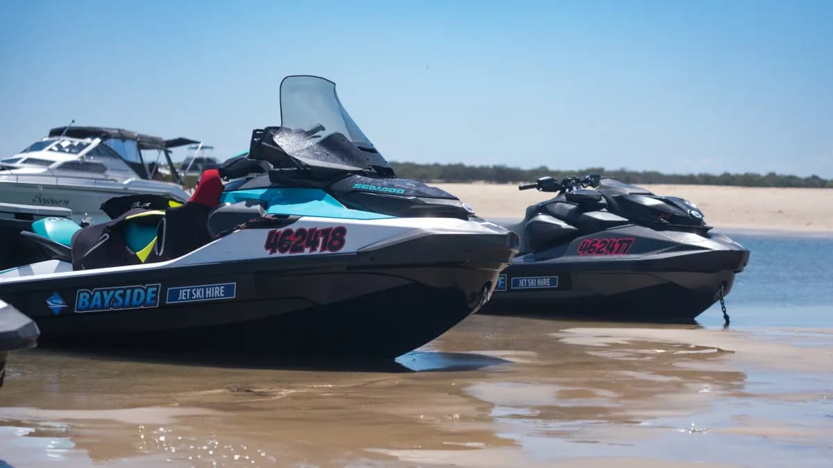 Touring jet ski hire on the Gold Coast Broadwater