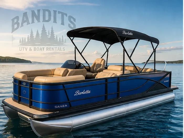 Pontoon and tritoon boat rental in Broken Bow