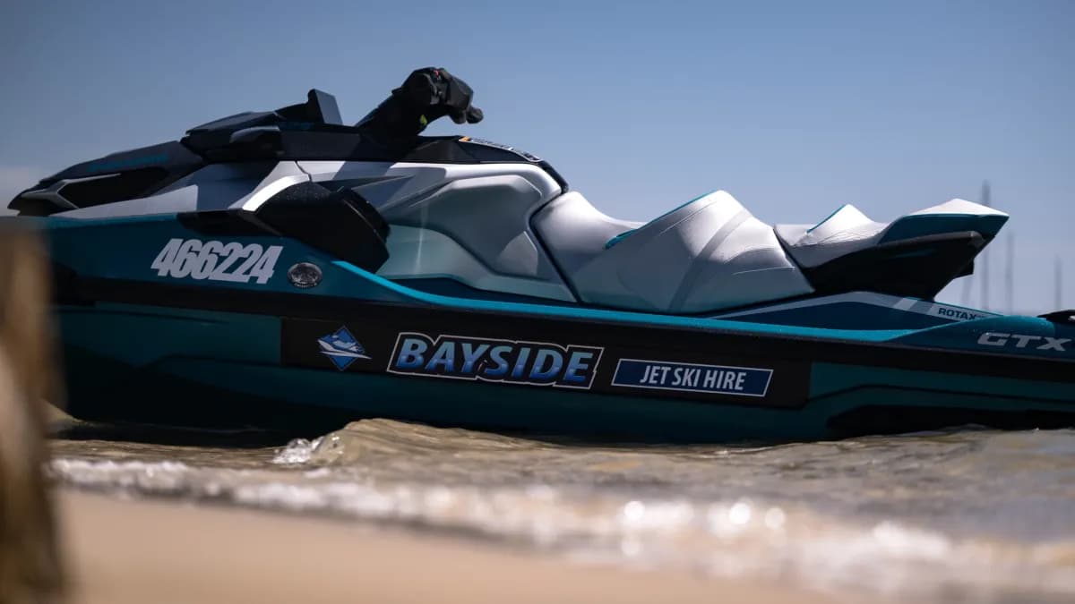 Supercharged 3-seat luxury jet ski hire on the Gold Coast Broadwater