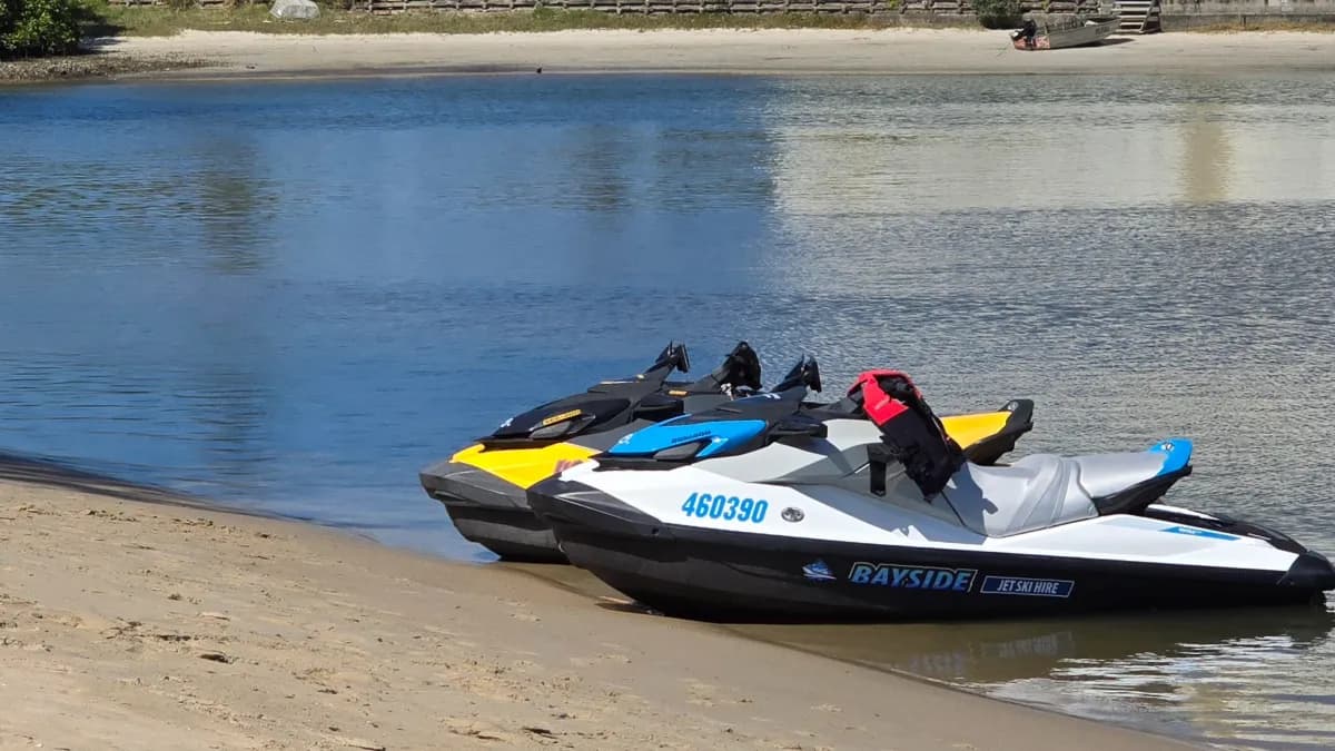 3-seat jet ski hire on the Gold Coast Broadwater