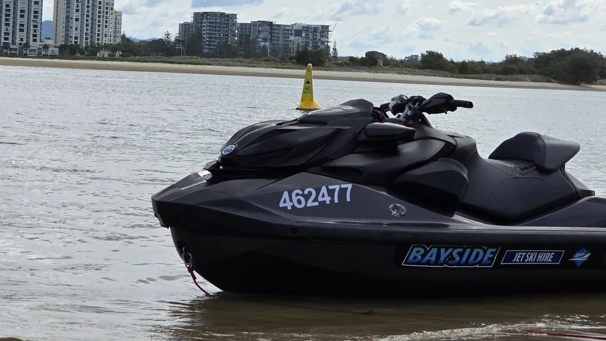Performance jet ski hire on the Gold Coast Broadwater
